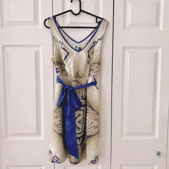 Anthropology silk dress - Picture 1 of 7